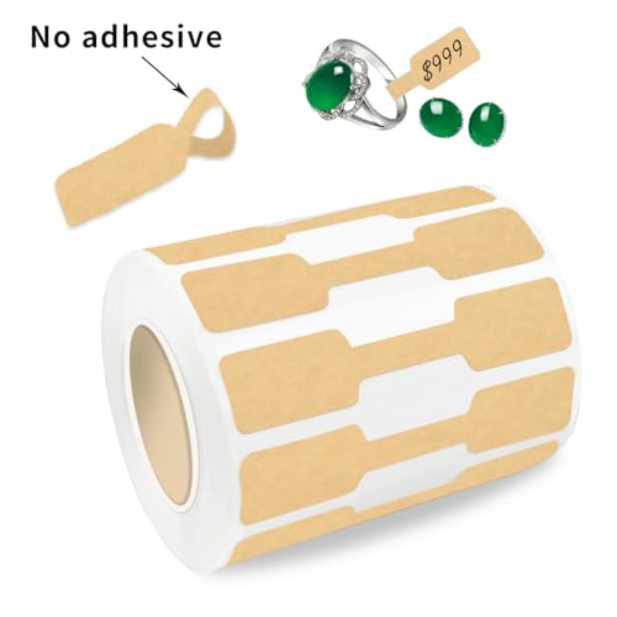 Sticker Label Roll - Rouleau de 550 étiquettes pour bijoux,