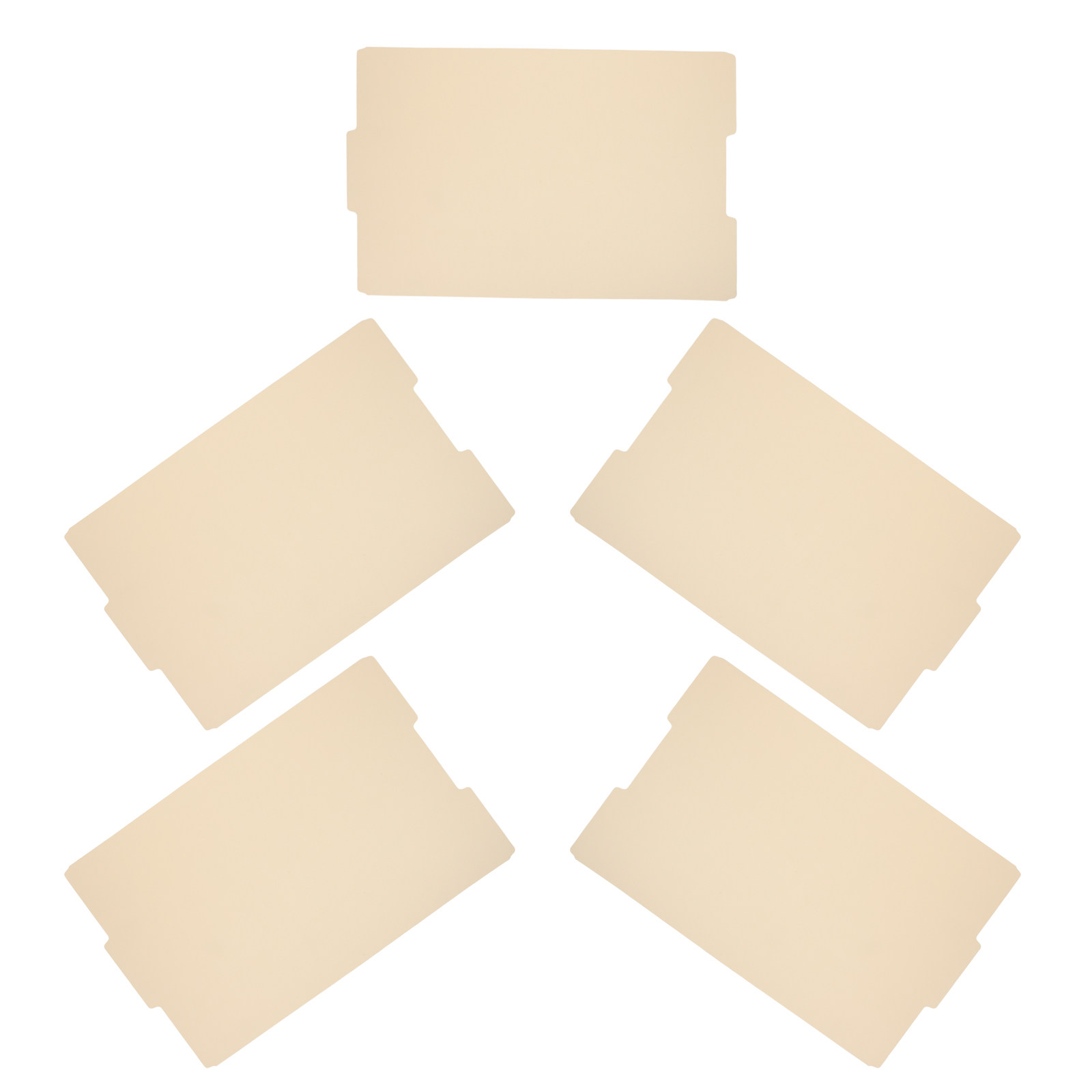 File Folder Hanging - 5 dossiers suspendus en carton pour