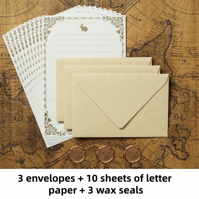 Lot de 16 Enveloppes Vintage e - Letter Envelope Kraft avis et prix