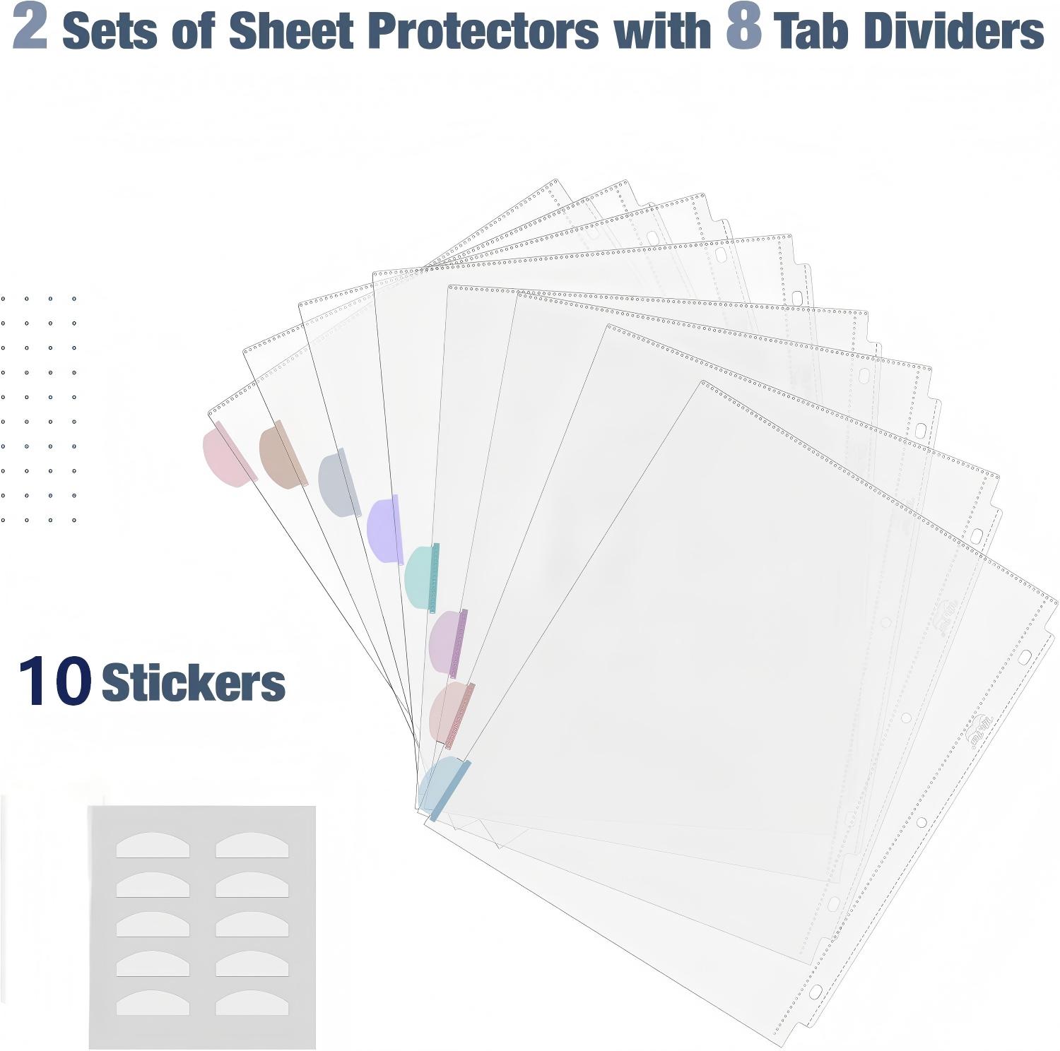 Protège-feuilles transparents  - Index Tab Divider avis et prix
