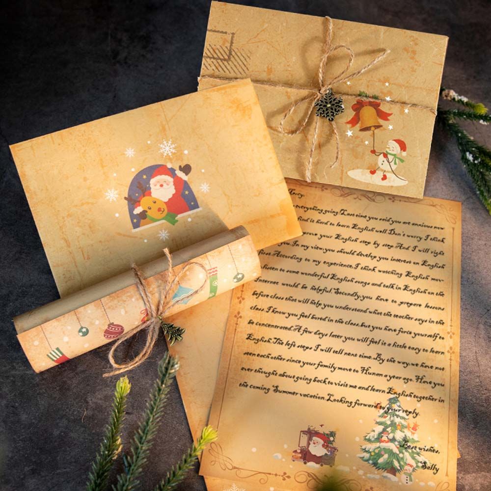 Bricolage Vintage père noël ca - Letter Envelope Kraft avis et prix