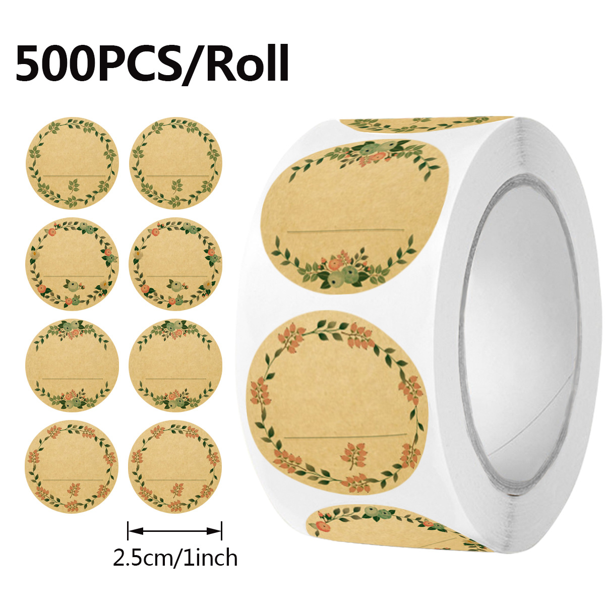 JCAC 500 autocollants en papie - Sticker Label Roll avis et prix