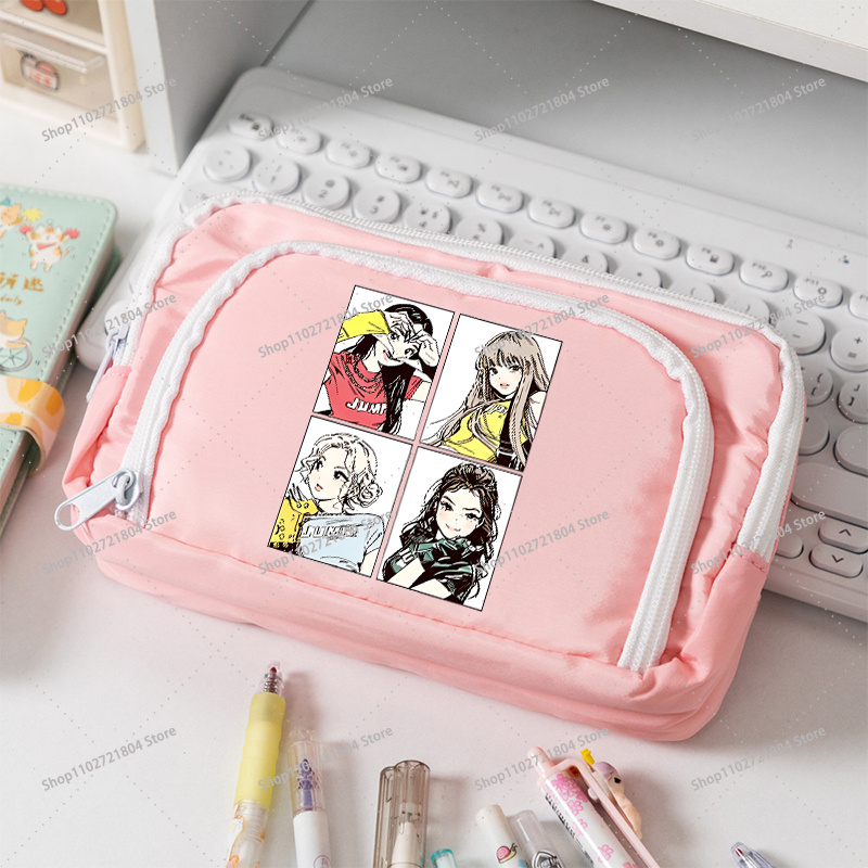 Trousse à crayons en toile gra - Pencil Case Large avis et prix