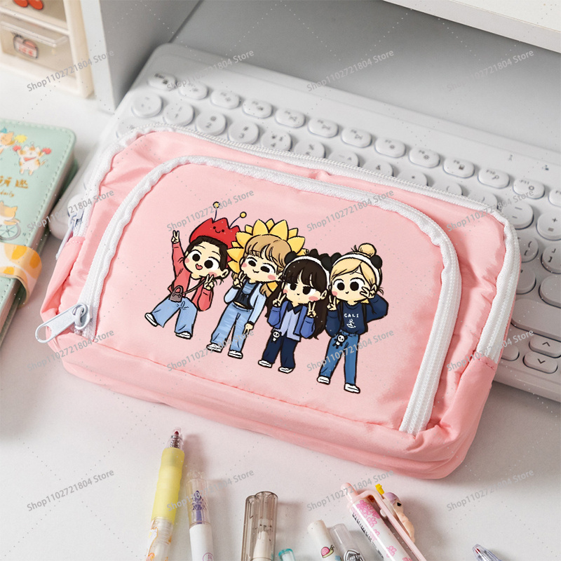Trousse à crayons en toile gra - Pencil Case Large avis et prix